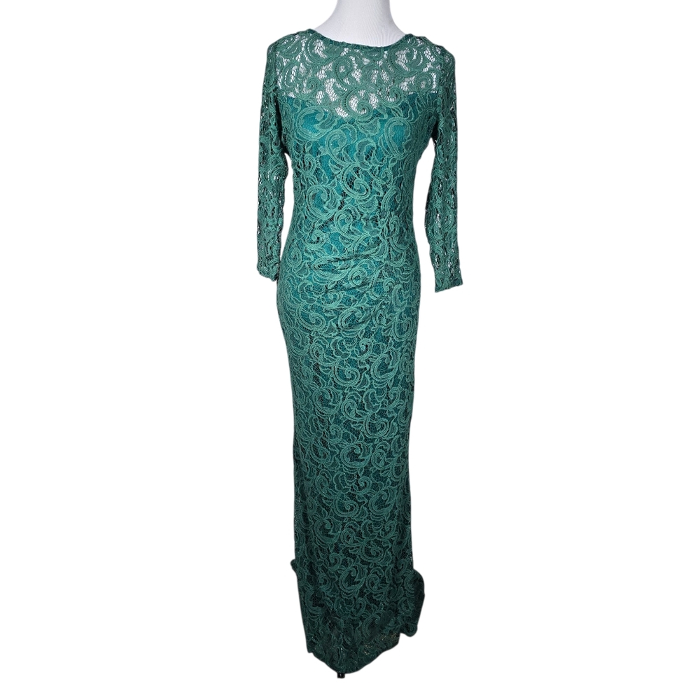 MARINA formal lace maxi dress